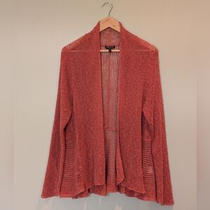 Airy Linen Grain Rib Cardigan